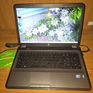 HP Silver and Black Laptop